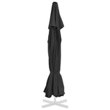 Vidaxl Ersatztuch für Parasol 500 cm schwarz