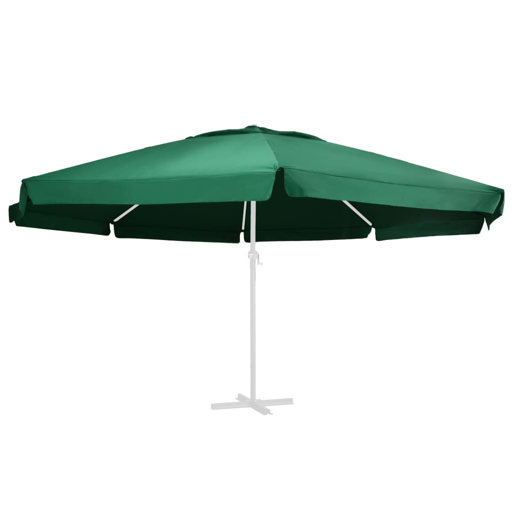 Vidaxl ersättare för parasol 600 cm grön