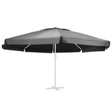 VIDAXL -Ersatztuch für Parasol 600 cm Anthrazit -gelöscht