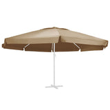 Vidaxl nadomestna krpa za parasol 600 cm taupe