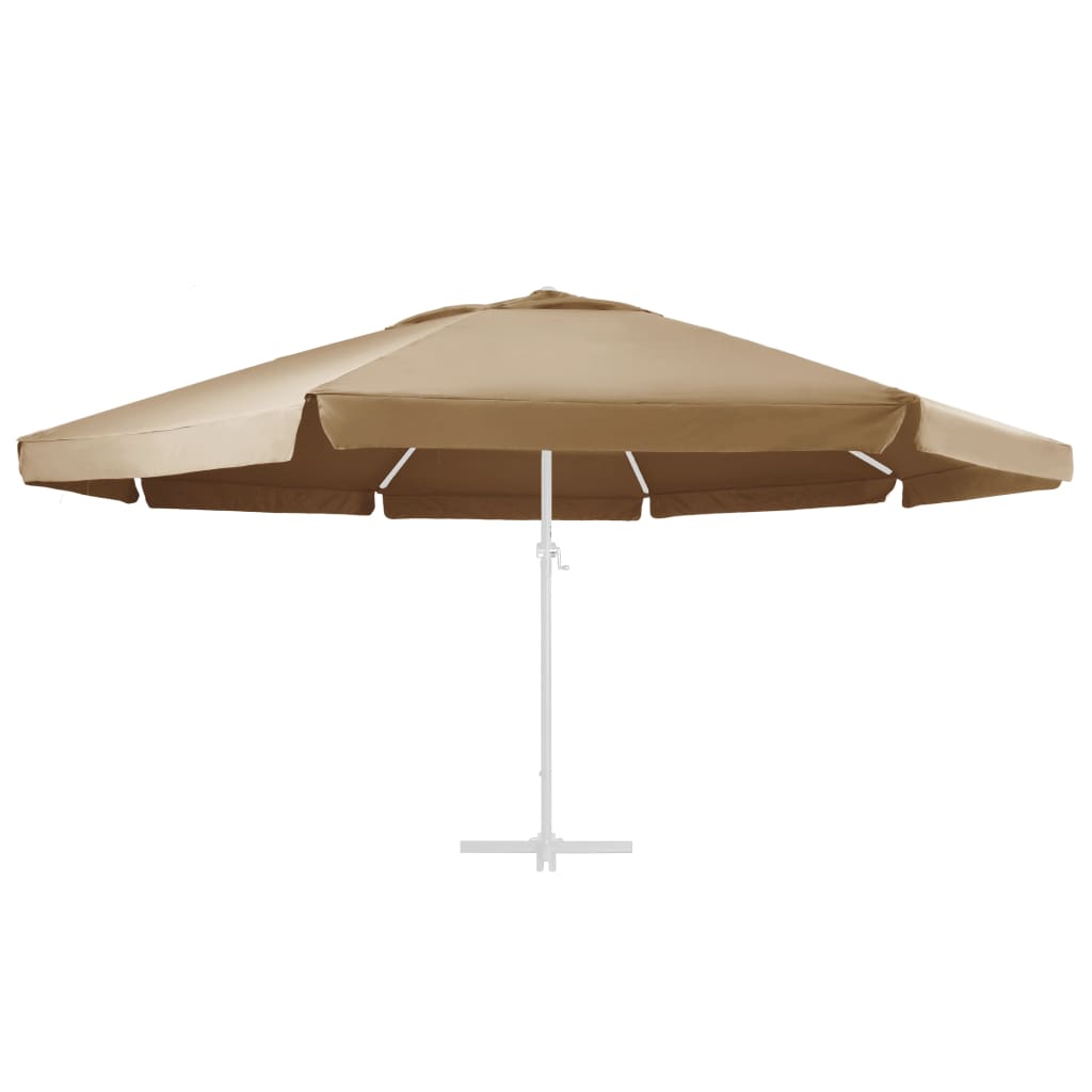 Vidaxl ersättare för parasol 600 cm taupe