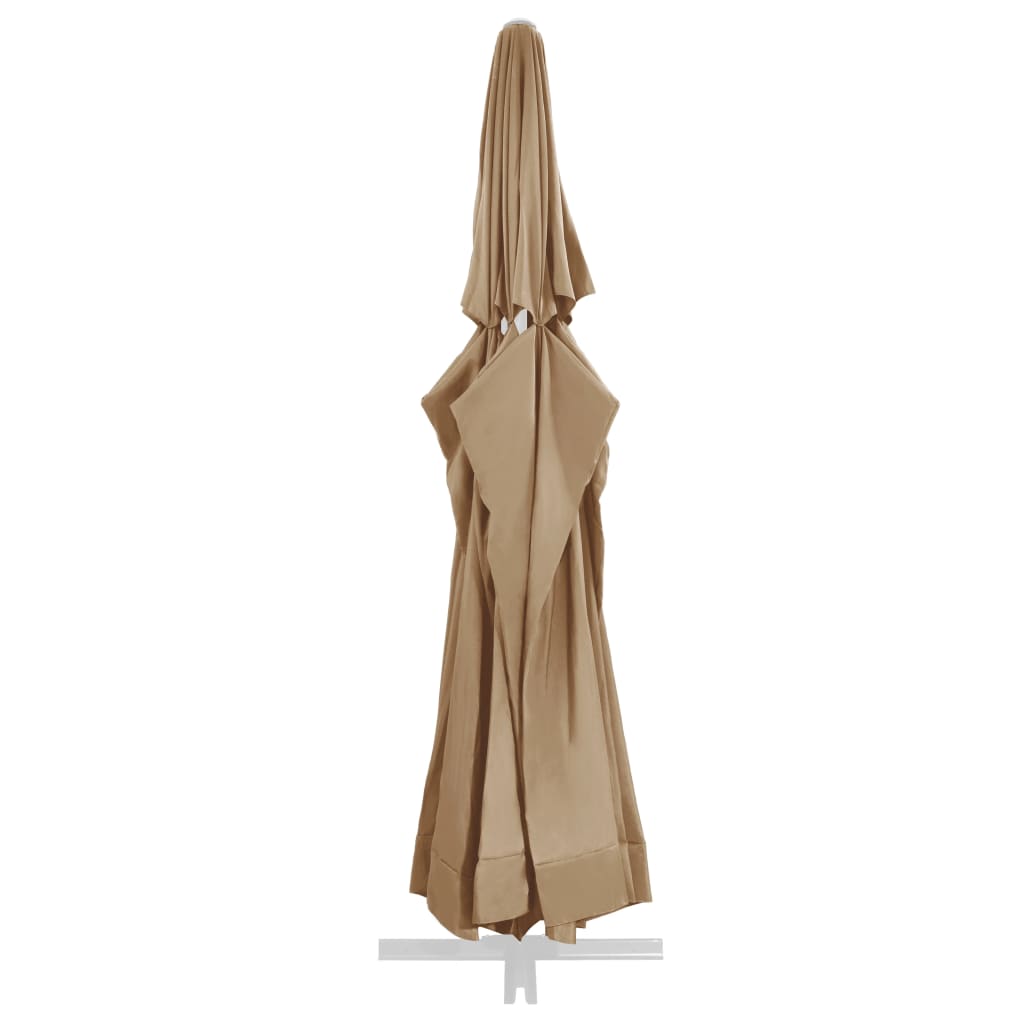 Vidaxl Ersatztuch für Parasol 600 cm Taupe