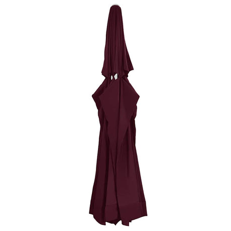 Vidaxl vervangingsdoek voor parasol 610 cm bordeauxrood