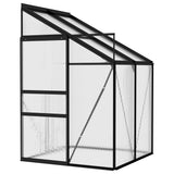 Vidaxl greenhouse 2.59 m³ Aluminum anthracite -colored