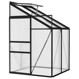 Vidaxl greenhouse 2.59 m³ Aluminum anthracite -colored