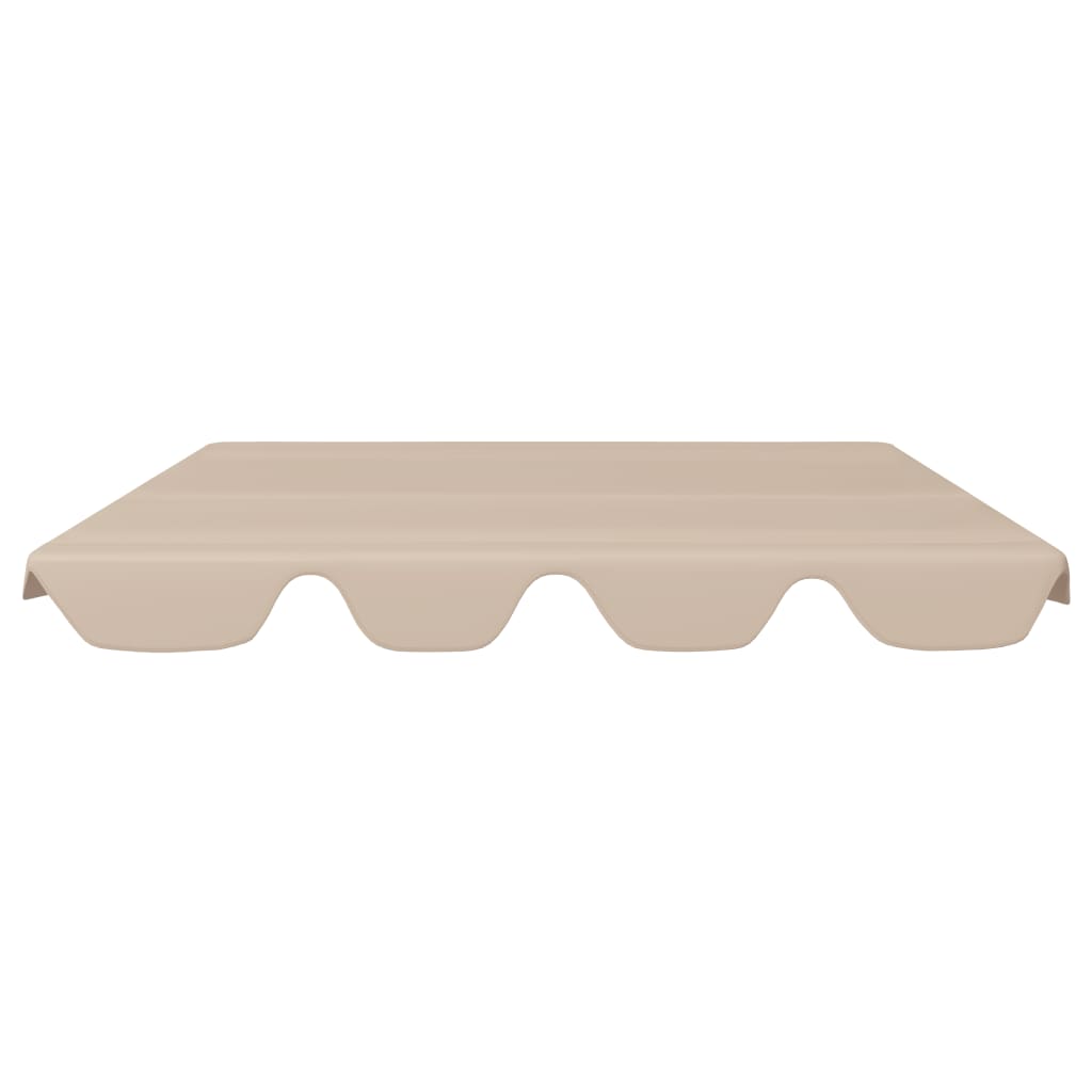 Vidaxl Slip de remplacement pour le banc de swing 188 168x145 110 cm beige