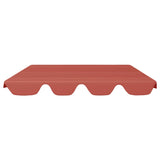 VidaXL replacement slip swing bench 188 168x145 110 cm terracotta