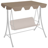 Náhradní skluz Vidaxl pro Swing Bench 188 168x145 110 cm taupe