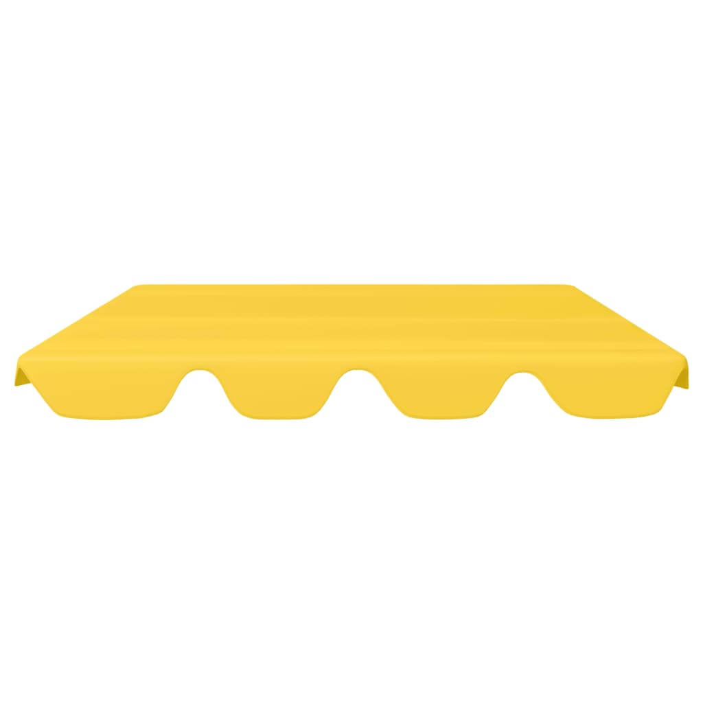 Vidaxl Slip de remplacement pour le banc de swing 188 168x145 110 cm jaune