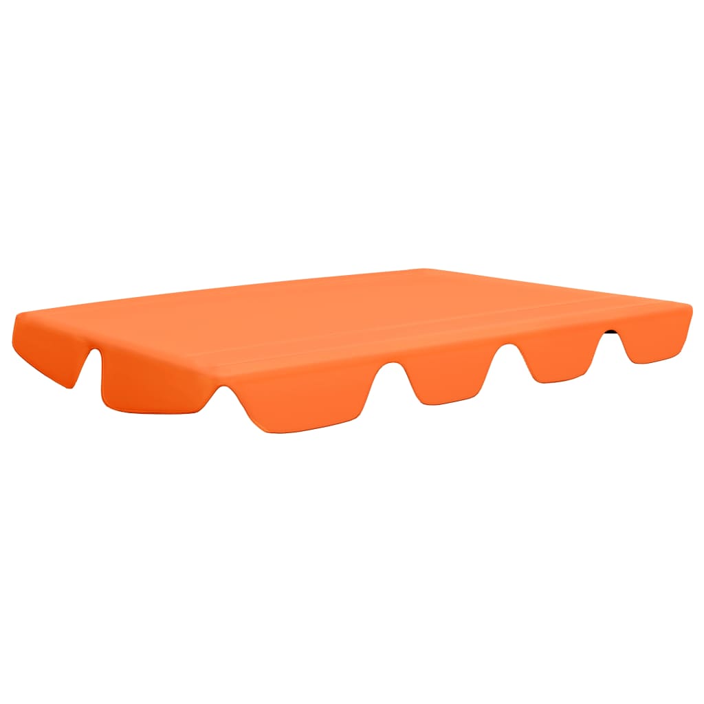 Slip de remplacement de Vidaxl pour le banc de swing 188 168x145 110 cm orange