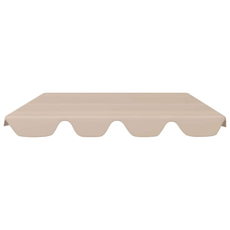 Vidaxl vervangingsluifel voor schommelbank 150 130x105 70 cm beige
