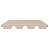 Slip de remplacement de Vidaxl pour le banc de swing 150 130x105 70 cm beige