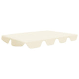 Vidaxl vervangingsluifel voor schommelbank 150 130x105 70cm crèmekleur
