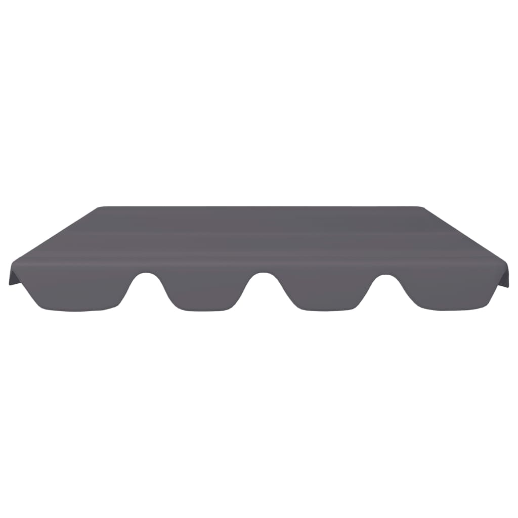 VidaXL replacement slip for swing bench 150 130x105 70 cm anthracite