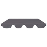 Slip de remplacement de Vidaxl pour le banc de swing 150 130x105 70 cm anthracite