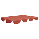 Vidaxl vervangingsluifel voor schommelbank 150 130x105 70cm terracotta