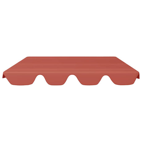 Vidaxl vervangingsluifel voor schommelbank 150 130x105 70cm terracotta