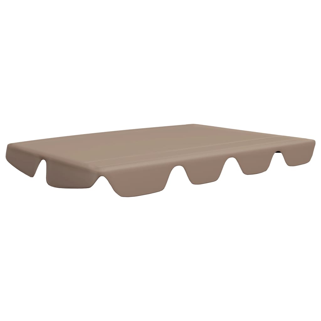 Vidaxl vervangingsluifel voor schommelbank 150 130x105 70 cm taupe