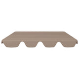 Vidaxl vervangingsluifel voor schommelbank 150 130x105 70 cm taupe
