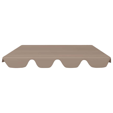 Vidaxl vervangingsluifel voor schommelbank 150 130x105 70 cm taupe