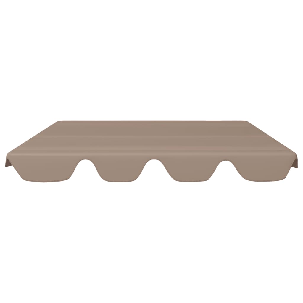 Vidaxl erstatningsslip for swing Bench 150 130x105 70 cm taupe