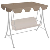 Vidaxl erstatningsslip for swing Bench 150 130x105 70 cm taupe