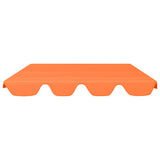 Vidaxl vervangingsluifel voor schommelbank 150 130x105 70 cm oranje