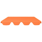 Vidaxl Slip de remplacement pour le banc de swing 150 130x105 70 cm orange