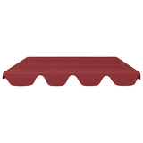 Vidaxl Slip de remplacement pour le banc de swing 150 130x105 70 cm Red