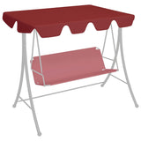 Vidaxl Slip de remplacement pour le banc de swing 150 130x105 70 cm Red