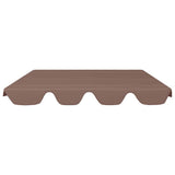 Vidaxl vervangingsluifel voor schommelbank 150 130x105 70 cm bruin