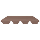 VidaXL replacement slip for swing bench 150 130x105 70 cm brown