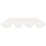 Vidaxl vervangingsluifel voor schommelbank 150 130x105 70 cm wit