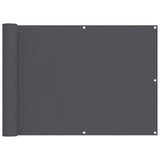 Vidaxl balkonscherm 75x500 cm oxford stof antraciet