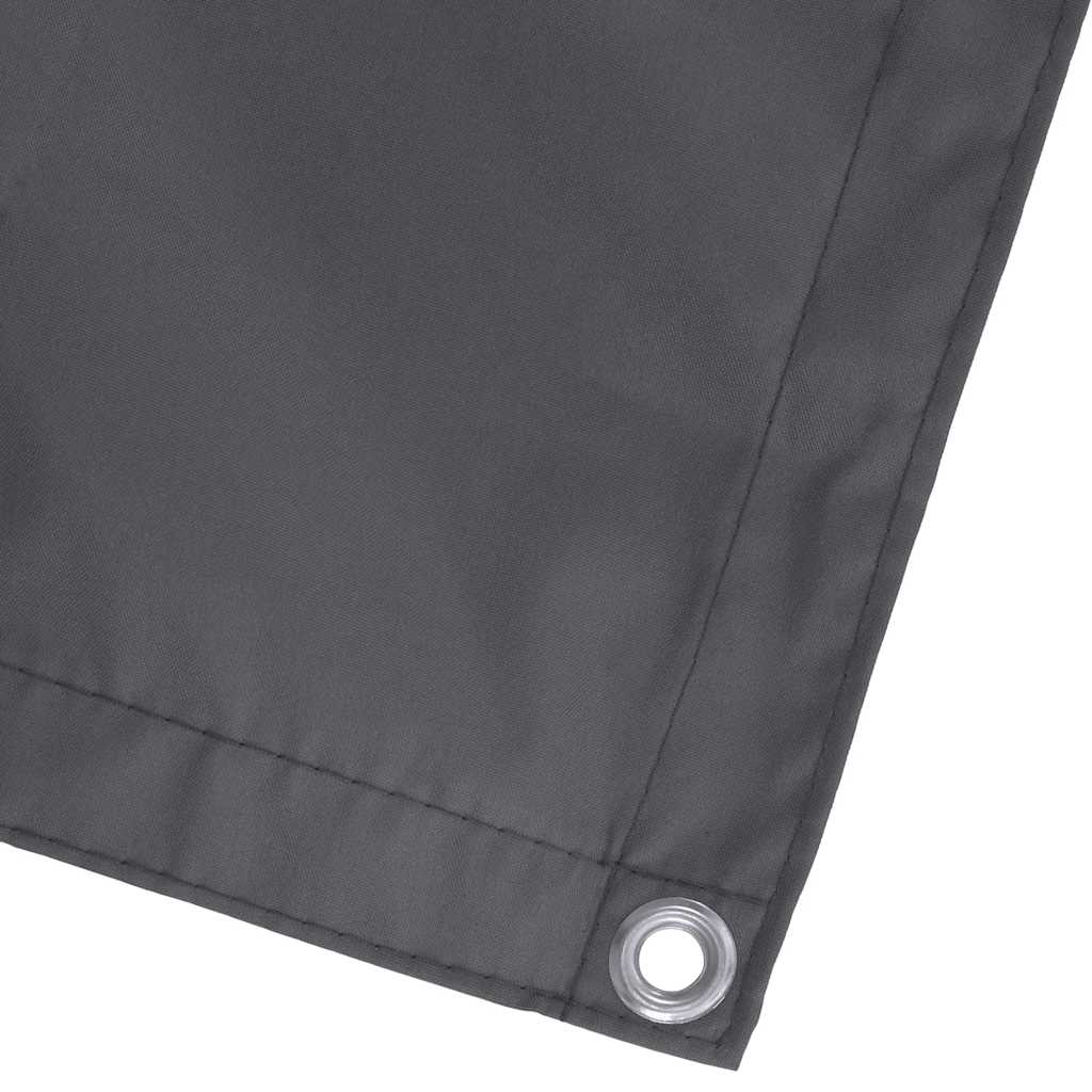 Vidaxl balkonscherm 75x500 cm oxford stof antraciet