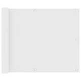 Vidaxl balkonscherm 75x400 cm oxford stof wit