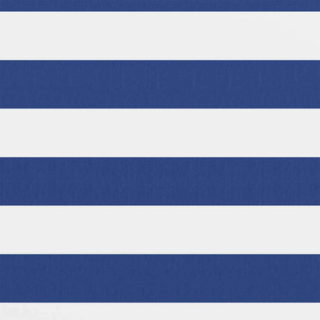 Vidaxl balkonscherm 90x500 cm oxford stof wit en blauw