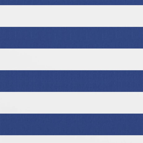 Vidaxl balkonscherm 120x500 cm oxford stof wit en blauw