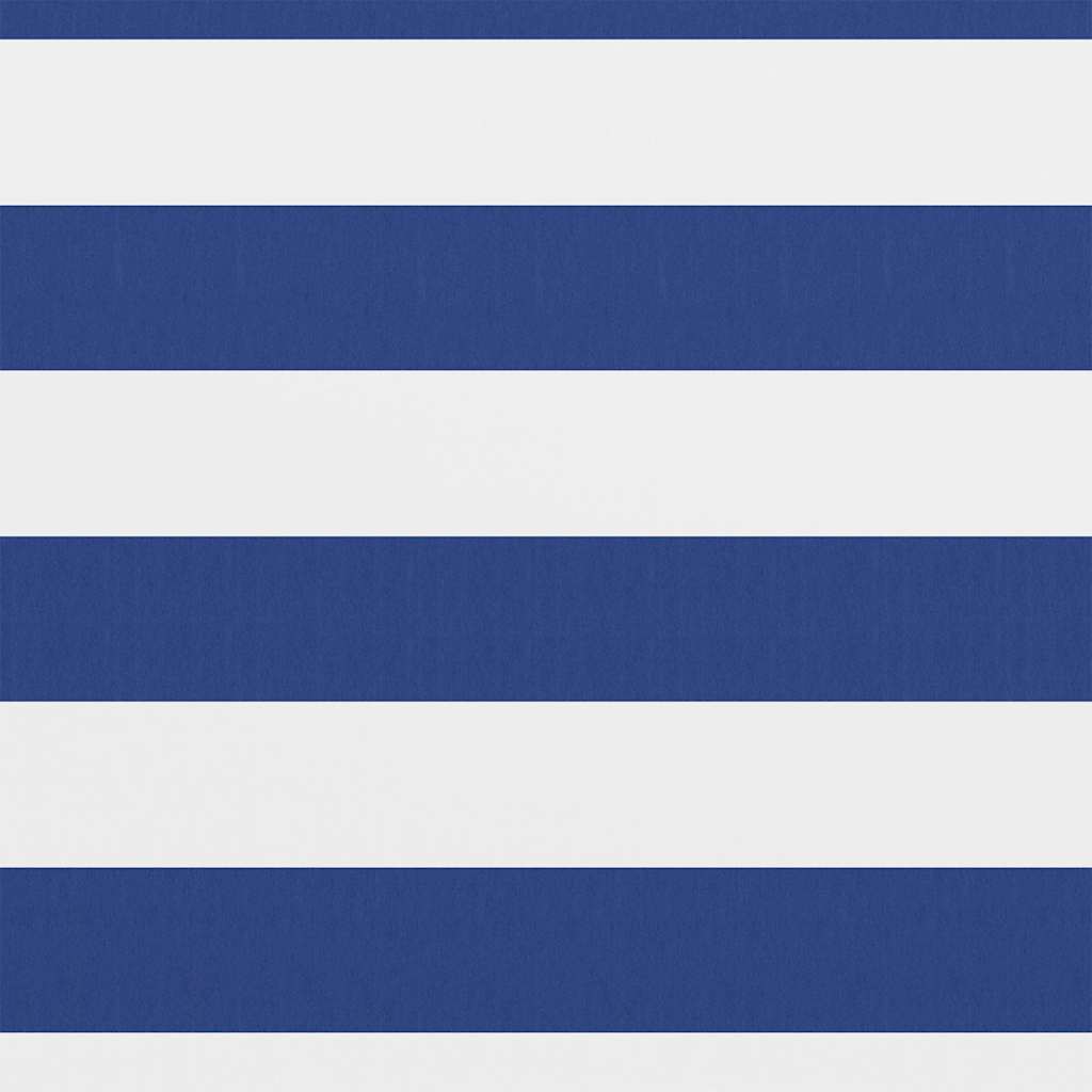 Vidaxl balkonscherm 120x600 cm oxford stof wit en blauw