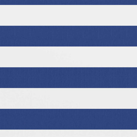 Vidaxl balkonscherm 120x600 cm oxford stof wit en blauw
