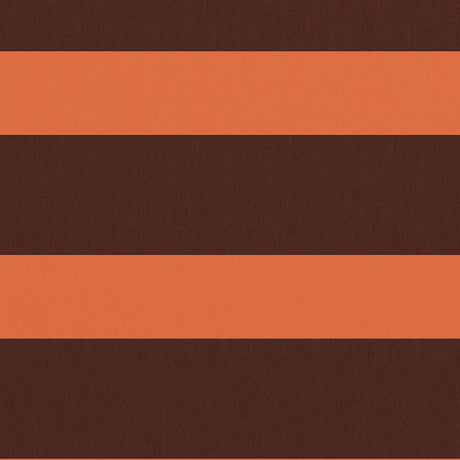 Vidaxl balkonscherm 90x600 cm oxford stof oranje en bruin