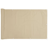 Vidaxl balkonscherm 90x300 cm oxford stof beige