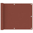 Vidaxl balkonscherm 75x500 cm oxford stof terracotta