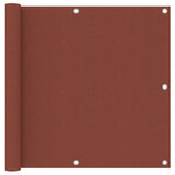 Vidaxl balkonscherm 90x300 cm oxford stof terracotta