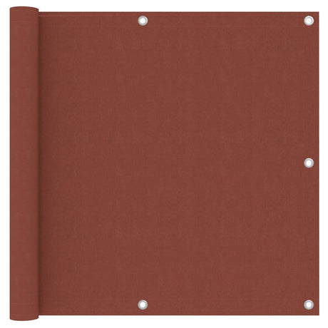 Vidaxl balkonscherm 90x300 cm oxford stof terracotta