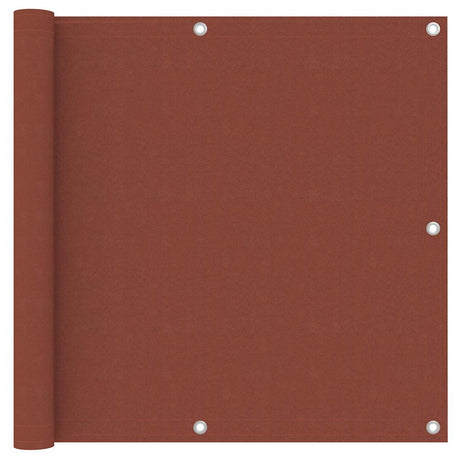 Vidaxl balkonscherm 90x500 cm oxford stof terracotta