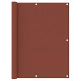 Vidaxl balkonscherm 120x300 cm oxford stof terracotta