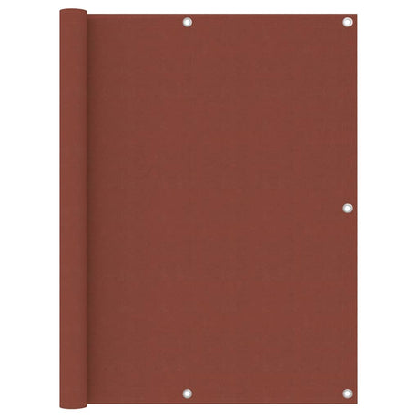 Vidaxl balkonscherm 120x500 cm oxford stof terracotta