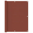 Vidaxl balkonscherm 120x600 cm oxford stof terracotta
