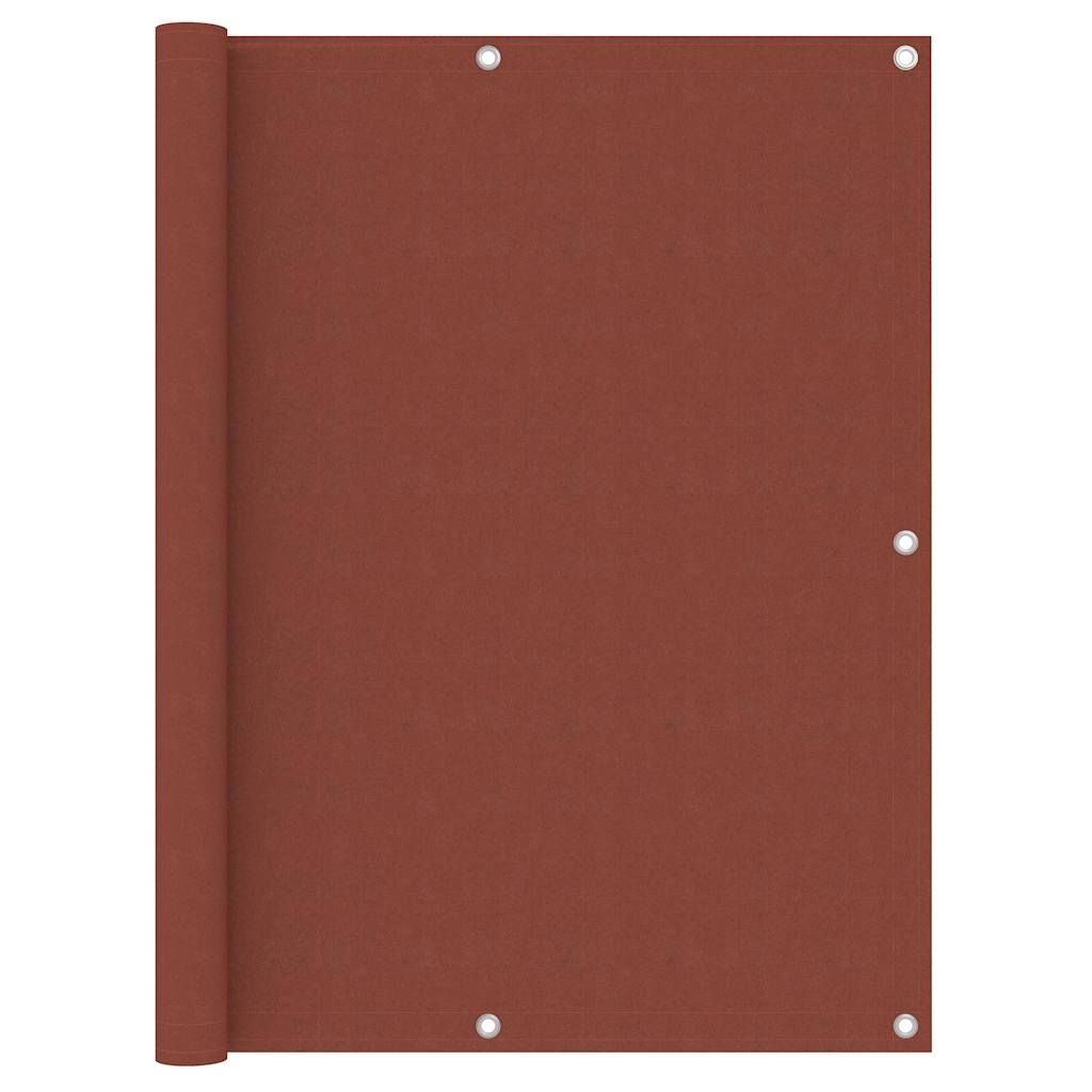 Vidaxl balkonscherm 120x600 cm oxford stof terracotta